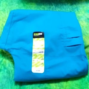 New Unisex Scrubstar Aquamarine Scrub Pants - Size L